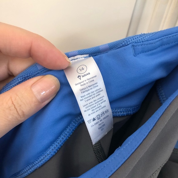 EUC Ivivva by Lululemon crop leggings - Picture 9 of 10